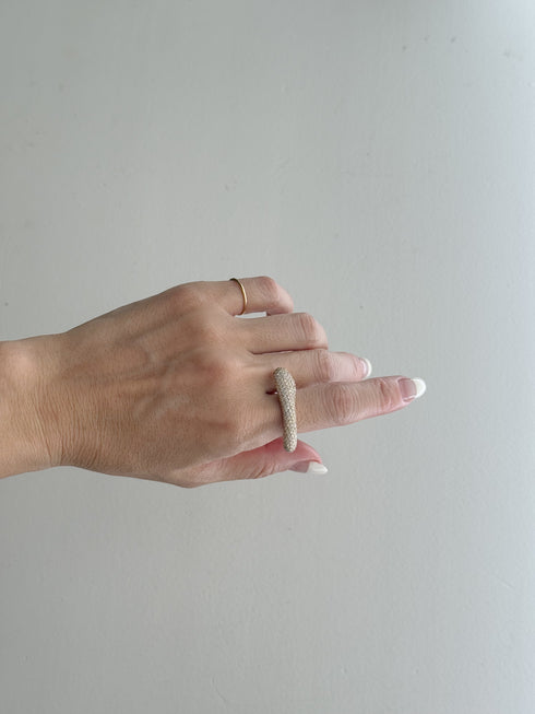 ✧ NEW ✧ N°52 smiley pave ring